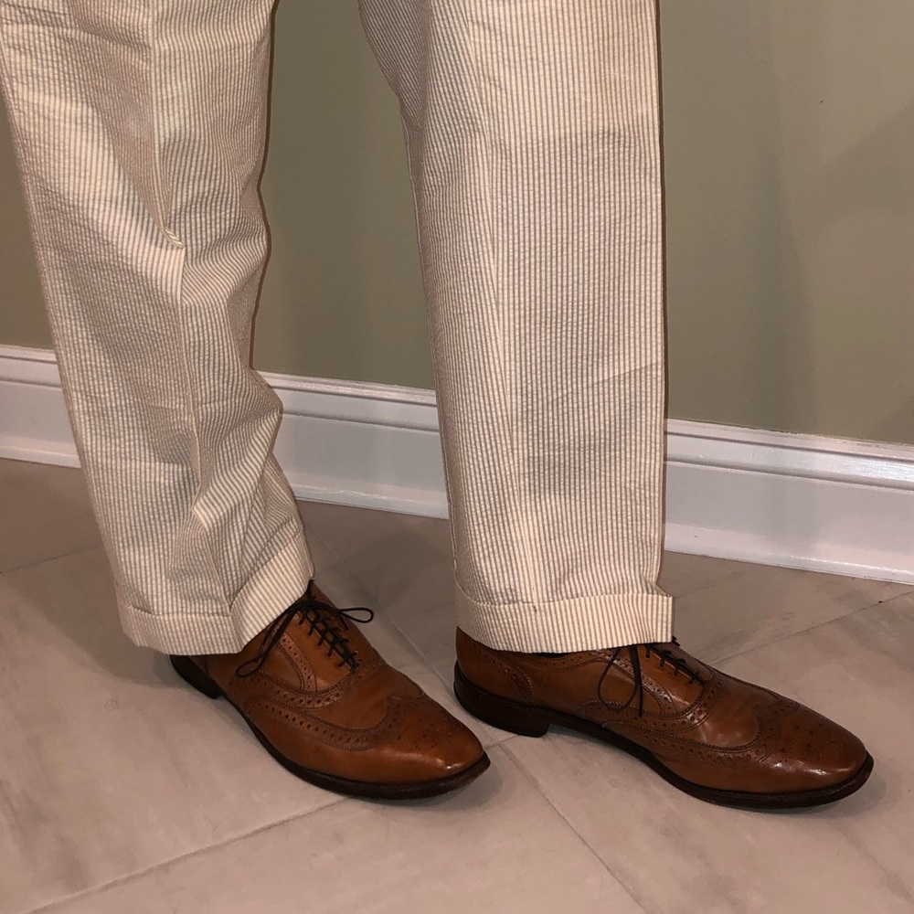 Allen Edmonds Walnut wing tips size 14B